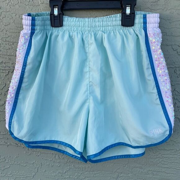 Victoria’s Secret PINK Campus Gym Shorts Sz S - Picture 1 of 12